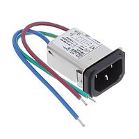 Corcom - TE Connectivity 15EJHS8 Inlets 15A IEC-WIRE LEAD SNAP IN MOUNT