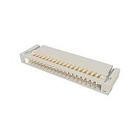 Amphenol FCI 10051922-1810EHLF Connectors 0.50mm Flex Connector, VLL Series, 18 Position, Lower Side Contact, Side Entry Surface Mount ZIF Connector, Halogen-free & Lead Free Type.