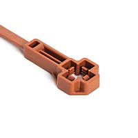 HellermannTyton 157-00341 Cable Tie Mounts PA46, BROWN, 3000/PKG