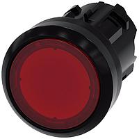 SIEMENS 3SU10010AD200AA0 Flat Button ILLUM PUSHBUTTON, BLOCKED, RED, FLUSH