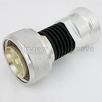 Fairview SA0805-03 3 dB Fixed Attenuator 7/16 Male To 7/16 Female Up To 8 GHz Rated To 5 Watts With Black Aluminum Heatsink Body