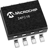 Microchip Technology 24FC16-I/SN EEPROM 16Kb I2C , 1MHz 1.7-5.5V, 8-SOIC