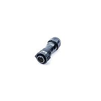 Amphenol LTW CD-09BFMA-QL8LN0 Standard Circular Connector X-Lok, Middle Size, Plastic, 5A, 09 pins, Female Connector, Male Contact, Straight, Push Lock, Crimp, Field Installable without Pin, F10.0 - F12.0mm, IP68