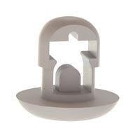 Essentra Components FTH-9-01-C Cable Tie Holder Cbl Tie Hldr,Arrow Mnt,Natural