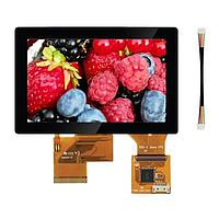 TechNexion TDP0500T800480PCAPKIT On Screen Display Kits 5 INCH 800 x 480 PCAP MULTI TOUCH LCD PANEL INCLUDING TTL ADAPTOR AND CABLES