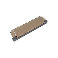 Amphenol FCI SFW16R-2STAE1LF Connectors 1.00mm Flex Connector, SFW-R series, 16 Position, Top side Contact, Side Entry Surface Mount ZIF Connector, Lead Free, Selective Gold plated Terminals with Tin-plate Solder-tail.