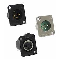 Switchcraft DE5MBAU Connectors 5P M XLR BLK/GLD S/CUP DE