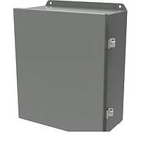 Hammond Manufacturing HJ683HLP Hinged Cover N4,12 J Box Hinged - 6x8x3.5" - Steel/Gray