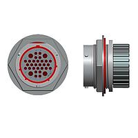 Amphenol Industrial UPT07D-24-48P Receptacles receptacle 48 way jam nut pin