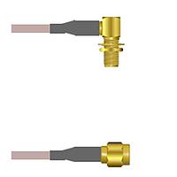 Amphenol Custom Cable Q-2Q03C000R006i RF Cable Assemblies SMA-RJB/SMA-SP G316D 6I