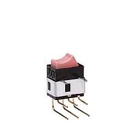 NKK Switches GW22RCH Rocker Switches DPDT ON-ON RED R/A ROCKER ACTUATOR