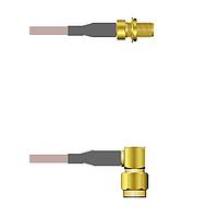 Amphenol Custom Cable Q-2X035000R084i RF Cable Assemblies SMA-SJB/SMA-RP G316D 84I