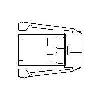 AMP Connectors - TE Connectivity 5-520424-6 Shielded 16 RND PLUG ASSY 50 SERIES