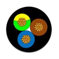 Molex / Flamar 155240-0088 (15 Meters) Communication and Control 3Ckt 19AWG TPE BK 15METER PRICE PR MTR