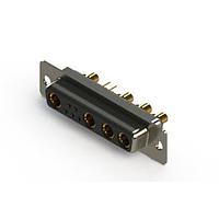 EDAC 628-9W4-624-3T1 Mixed Contact D-Sub Connectors Vertical Combo Dsub