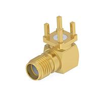 Linx Technologies - TE Connectivity 2484786-1 Coaxial Connectors SMA Jack RA SMD Pin Thru Hole 18 GHz