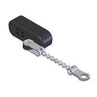 Molex / FCT 173112-0435 Dust Cap FCT DUSTCAP S2 PLSTC RCPT ANTI W/CHAIN