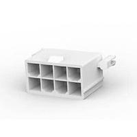 AMP Connectors - TE Connectivity 2029265-8 Headers 8P VRT HDR W/PGS GLOW WIRE