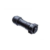 Amphenol LTW BD-07BFFA-QL8MN0 Standard Circular Connector X-Lok, Standard Size, Plastic, 5A, 07 pins, Female Connector, Female Contact, Straight, Push Lock, Crimp, Field Installable without Pin, F6.0 - F8.0mm, IP68