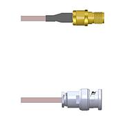 Amphenol Custom Cable Q-2T00I0001144i RF Cable Assemblies SMA-SJ/BNC-SP G178 144I