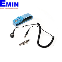 Statico S1006C Adjustable Wrist Strap (12ft-coil cord; 1/8”(4mm) Snap)