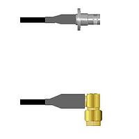 Amphenol Custom Cable Q-080360008120i RF Cable Assemblies BNC-SJB/SMA-RP RG58 120I