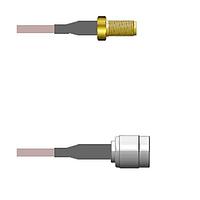 Amphenol Custom Cable Q-2V0520005120i RF Cable Assemblies SMA-SJ/TNC-SP G316 120I