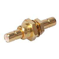 HUBER+SUHNER 34_SMB-50-0-2/111_NE RF Adapters - In Series SMB jack(f) to SMB jack(f) bulkhead