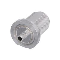 Radiall R161329200 Connectors N / STRAIGHT BULKHEAD JACK PANEL SEAL FULL CRIMP-TYPE - CABLE 5/50 D