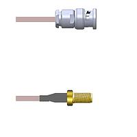 Amphenol Custom Cable Q-0J02V0005060i RF Cable Assemblies BNC-SP/SMA-SJ G316 60I