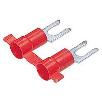 Panduit PV18-10LFB-3K Spade FORK-TRM 22-18 #10     VYL RED