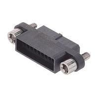 Amphenol Socapex MHDAS2M020AE01 Connectors Micro HDAS 20 male crimp contacts AWG 2420 position pin 1.27 mm 2 row straight