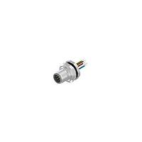 Amphenol CONEC 43-01090 M12 Male Socket MALE SOCKET M12X1 W/WIRES BACK MNT PG9