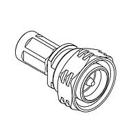 Radiall R191633006 RF Adapters - Between Series 4.3-10 M to NEX10 M Adapter HEP2R