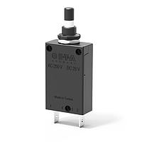 E-T-A Circuit Breakers 2-5700-IG1-P10-DD-1125-10A Thermal Magnetic Circuit Breakers Single pole thermal circuit breaker with press-to-reset, tease-free, trip-free, snap action mechanism. Type 2-5700 can be supplied as a push-push switch/circuit breaker (R-type TO CBE to EN 60934 in press-to-reset configuration; S-typ