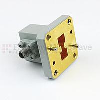 Fairview SMW7518DRS WRD750D24 to SMA Female Waveguide to Coax Adapter Square Cover Flange With 7.5 GHz to 18 GHz Frequency Range For X-Ku Band