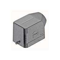 HARTING 19307061541 Headers & Wire Housings 6B Hood Side Entry, Single Lever, Low Construction, M25 - BLACK