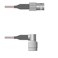 Amphenol Custom Cable Q-0B04X000H006i RF Cable Assemblies BNC-SJB/TNC-RP G142 6I