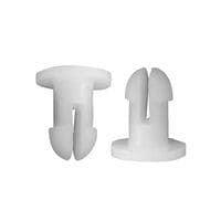 Essentra Components 27PIF0094 Push-In Rivet Push In Fastener, .243 Hole, .400 Panel Thk