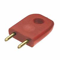 Harwin D3086-99 Male SHORTING LINK PLUG RED INSULATED
