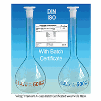 WITEG WI.3664001BL Flask vol. 10, blue-gradu.