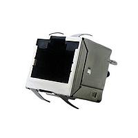 Amphenol Commercial Products RJE88188140A Modular Connectors / Ethernet Connectors Vertical, Shield, No LEDs