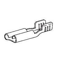 AMP Connectors - TE Connectivity 41194 (Cut Strip) Receptacle .250 FAST REC 18-14 Cut Strip of 100