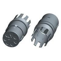 AMP Connectors - TE Connectivity 1-293616-2 Lighting Connectors NECTOR M PIN HSG FREE HANGING 5P CODE B