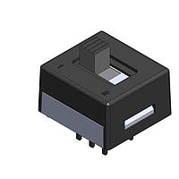 Dailywell 6MD1S202M2QES Slide Switches ON-ON DPDT PC Mount