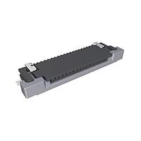 Amphenol FCI SFV19R-4STE1HLF Board Mount 0.50mm Flex Connector, SFV-R Series, 19 Position, Top Side Contact, Side Entry Surface Mount ZIF Connector, Halogen Free, Lead Free with Cable-Lock