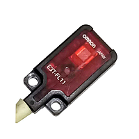OMRON E3T-FL13 2M Ultracompact, Ultrathin Photoelectric Sensor with Built-in Amplifier (Background suppression, 1-15 mm, PNP, Light-ON, M2)