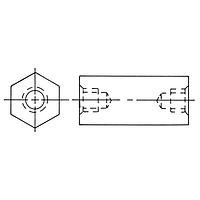 RAF Electronic Hardware 2250-832-S-12 Hex 3/8 Hex X 1-1/4 Length Hex Standoff