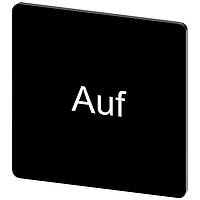 SIEMENS 3SU19000AE160AD0 Labeling Plate, Auf INSCR. LABEL, BLACK 27 X 27MM, AUF