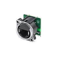 NEUTRIK NE8FAH-M-Mb-LR-DAE Module Receptacle etherCON Cat 5 A series - PCBH- integrated 100Mb Magnetics - Light ring - asymmetric non-metallic push tab